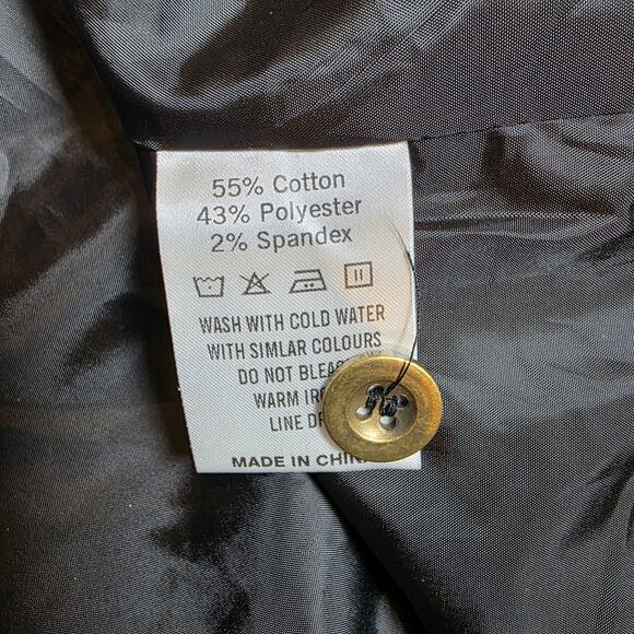 NWT Zeroyaa Black Jacquard Double-Breasted Vest Tailcoat L Gothic Steampunk - Picture 7 of 9